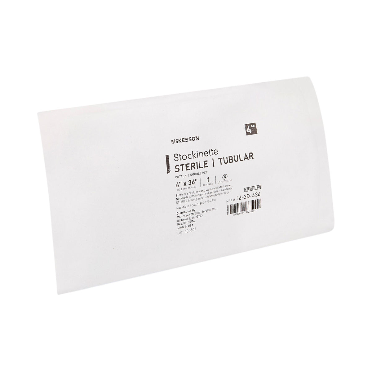 McKesson Tubular Stockinette, Sterile, 2-Ply, Beige Cotton - LL Medico