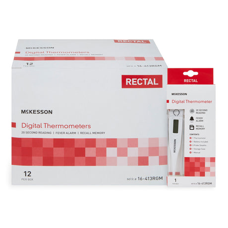 McKesson Digital Stick Thermometer, Rectal Probe