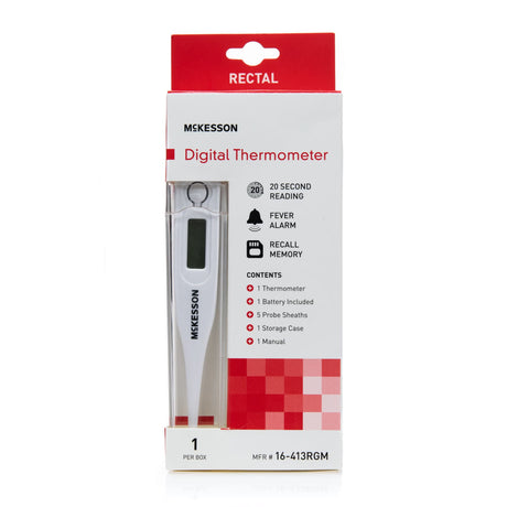 McKesson Digital Stick Thermometer, Rectal Probe