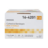 McKesson Cohesive Bandage, Self-Adherent Closure, Elastic, Nonsterile, Standard Compression, Purple - Pink - Green - Light Blue - Royal Blue - Red, Contains Latex - LL Medico