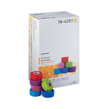 McKesson Cohesive Bandage, Self-Adherent Closure, Elastic, Nonsterile, Standard Compression, Purple - Pink - Green - Light Blue - Royal Blue - Red, Contains Latex - LL Medico