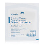 McKesson Sterile USP Type VII Gauze Sponge, 4 x 4 Inch, Eight Ply