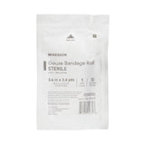McKesson Gauze Bandage Roll Sterile, 6-Ply, 100% Cotton, 3.4 In x 3.6 Yds - 16-4263 - LL Medico