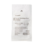 McKesson Gauze Bandage Roll Sterile, 6-Ply Cotton, 4.5 In x 4.1 Yds - 16-4264 - LL Medico