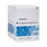 McKesson Adhesive Dressing, Non-Adherent, White, Cotton / Polyester, Sterile, 3 x 4" - 16-4273 - LL Medico