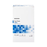 McKesson Eye Pad, Oval, White, Cotton Filler with Nonwoven Outer Layer, Sterile - LL Medico