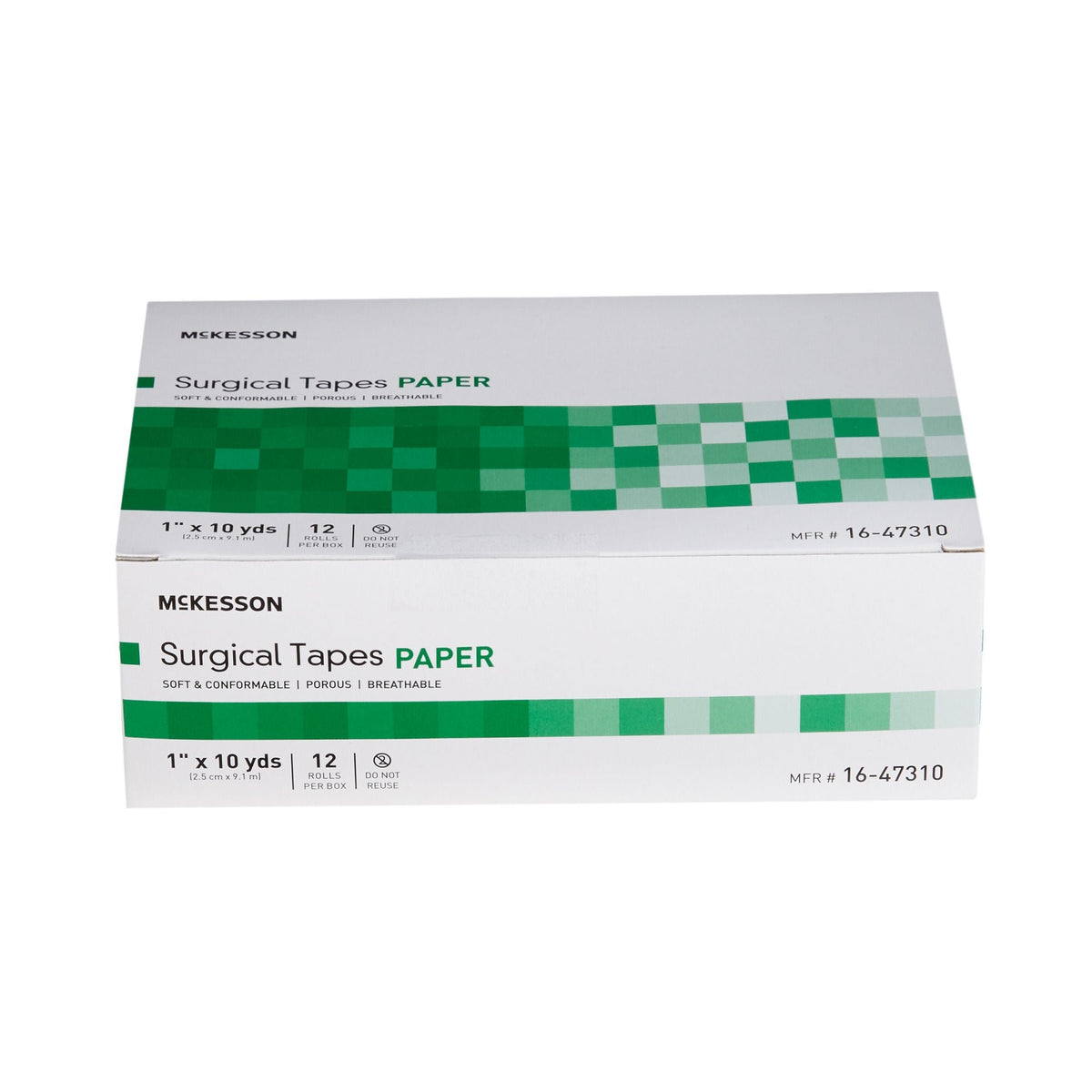 McKesson Surgical Tape Paper, Non-Sterile, 1" x 10 Yard - 16-47310 - LL Medico