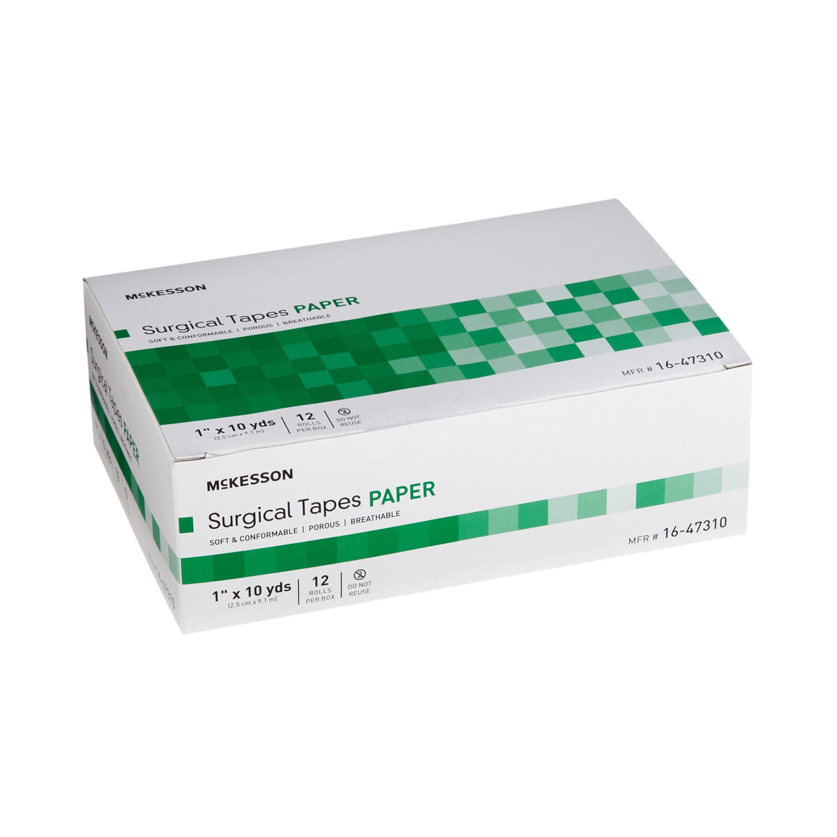 McKesson Surgical Tape Paper, Non-Sterile, 1" x 10 Yard - 16-47310 - LL Medico
