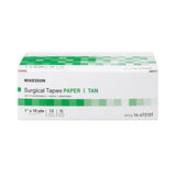 McKesson Medical Tape, Paper, Tan, 1" x 10 Yard, Non-Sterile - 16-47310T - LL Medico