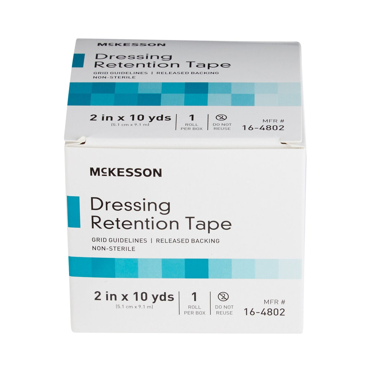 McKesson Nonwoven Fabric Dressing Retention Tape, 2 Inch x 10 Yard