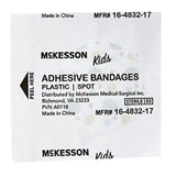 McKesson Kids Round Kid Design (Assorted Prints) Adhesive Spot Bandage, 1 Inch