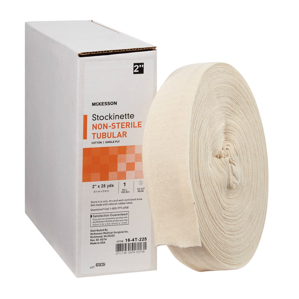 McKesson Tubular Stockinette, Beige, Cotton, Non-Sterile, 25 Yard - LL Medico