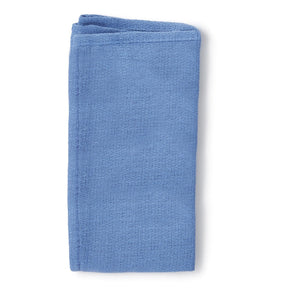 McKesson O.R. Towel, Blue, Plain Weave, Non-Radiopaque, Cotton, NonSterile, 17 x 27" - 16-6000-B - LL Medico