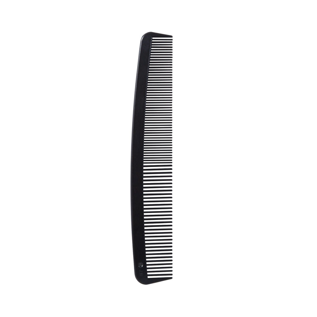 McKesson Black Plastic Hair Comb, 7"