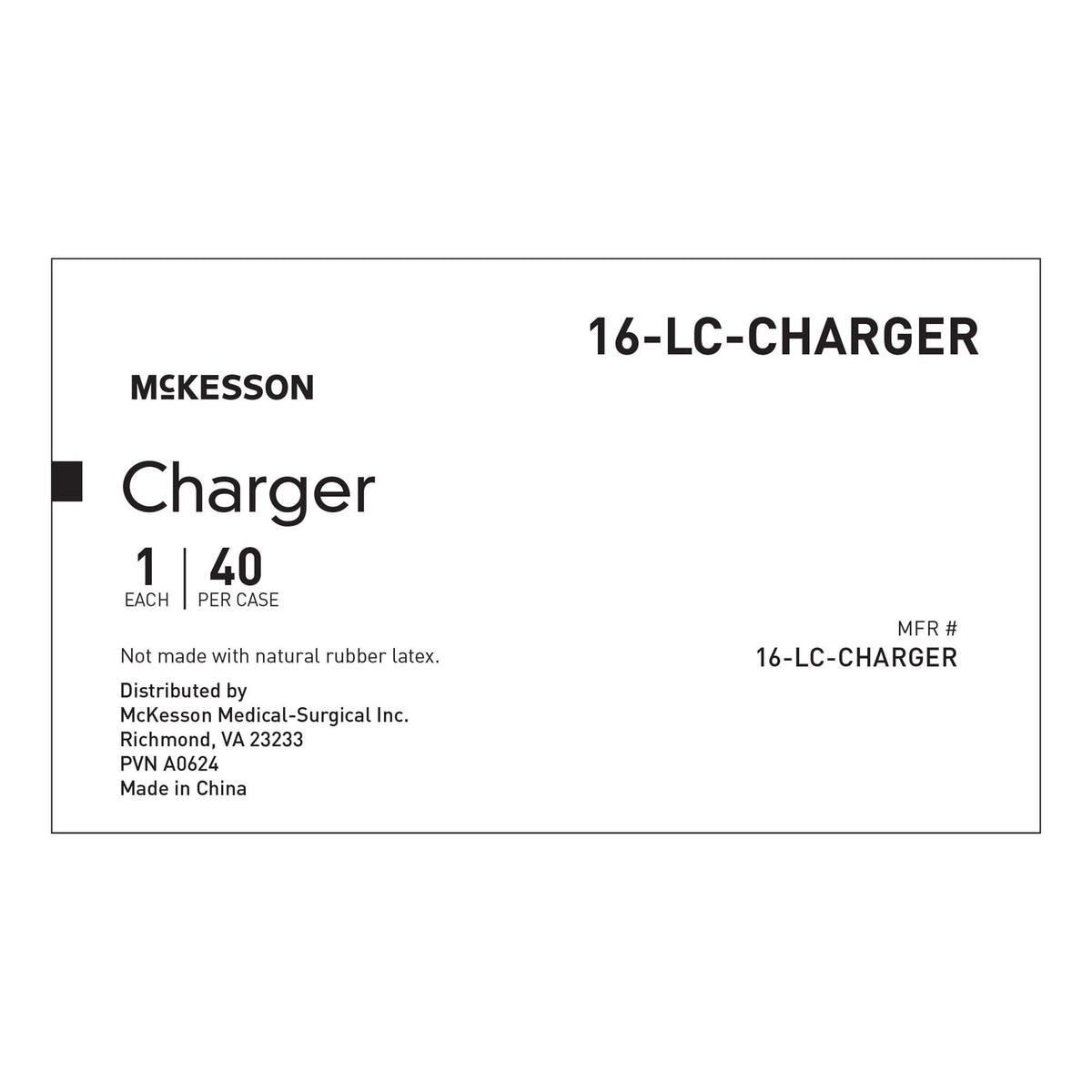 McKesson Ear Curette Light Charger - 16-LC-CHARGER - LL Medico