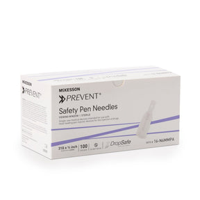 McKesson Prevent Safety Insulin Pen Needle, 31 Gauge, 6 mm Length, Sterile - 16-N6MMPA - LL Medico