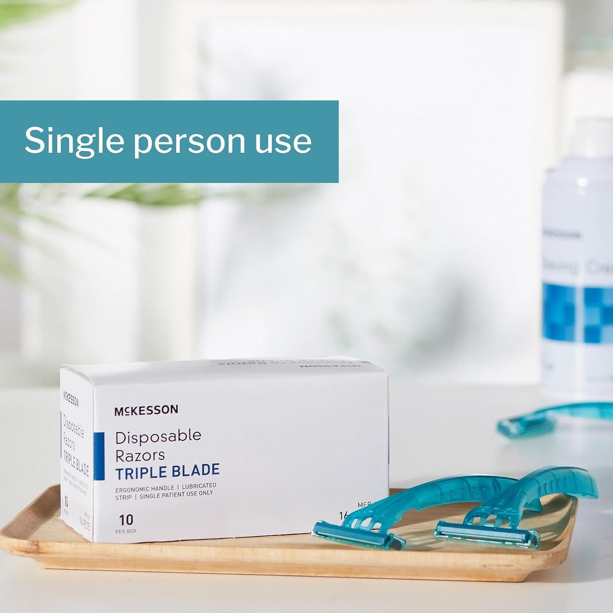 McKesson Disposable Razors Triple Blade