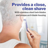 McKesson Twin Blade Disposable Razor, Blue