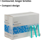 McKesson Denture Brush Two-Sided, Green, 4.25"