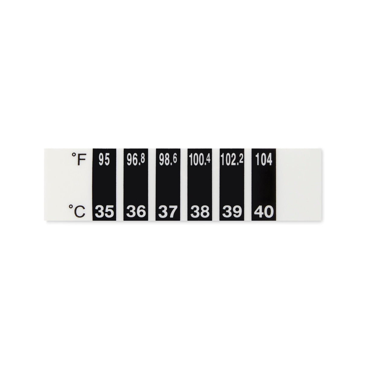 McKesson Forehead Thermometer Strip, 94 to 104 F, 100 Count