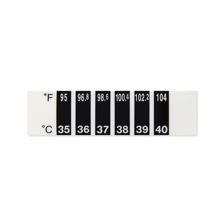 McKesson Forehead Thermometer Strip, 94 to 104 F, 100 Count