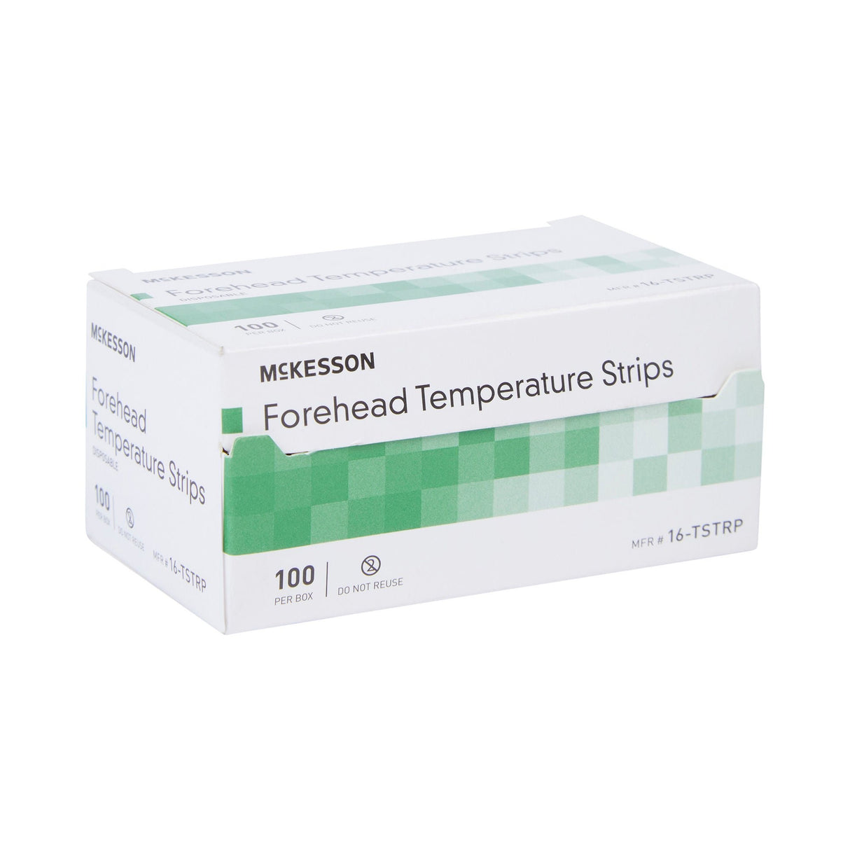 McKesson Forehead Thermometer Strip, 94 to 104 F, 100 Count