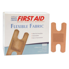 Dukal American White Cross Adhesive Strip, 1-1/2 x 3 Inch