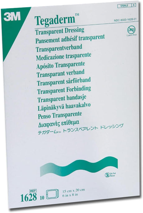 3M Tegaderm Transparent Film Dressing, 6 x 8 Inch