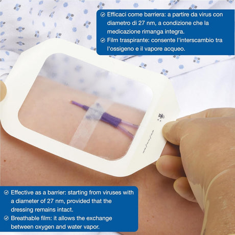 3M Tegaderm Transparent Film Dressing, 6 x 8 Inch