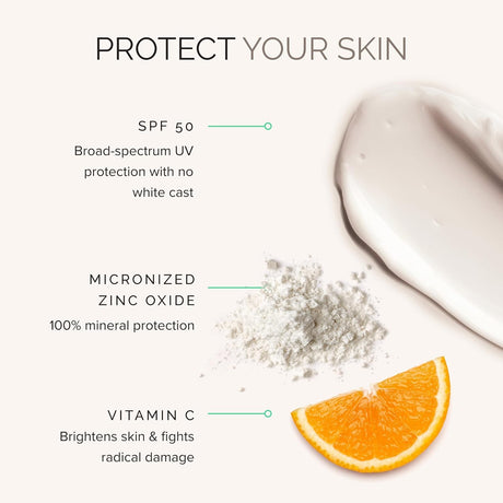 MDSolarSciences Mineral Moisture Defense SPF 50 Cream, 3.4 oz
