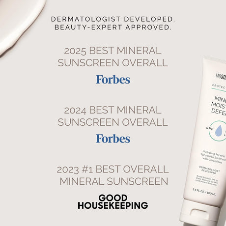MDSolarSciences Mineral Moisture Defense SPF 50 Cream, 3.4 oz