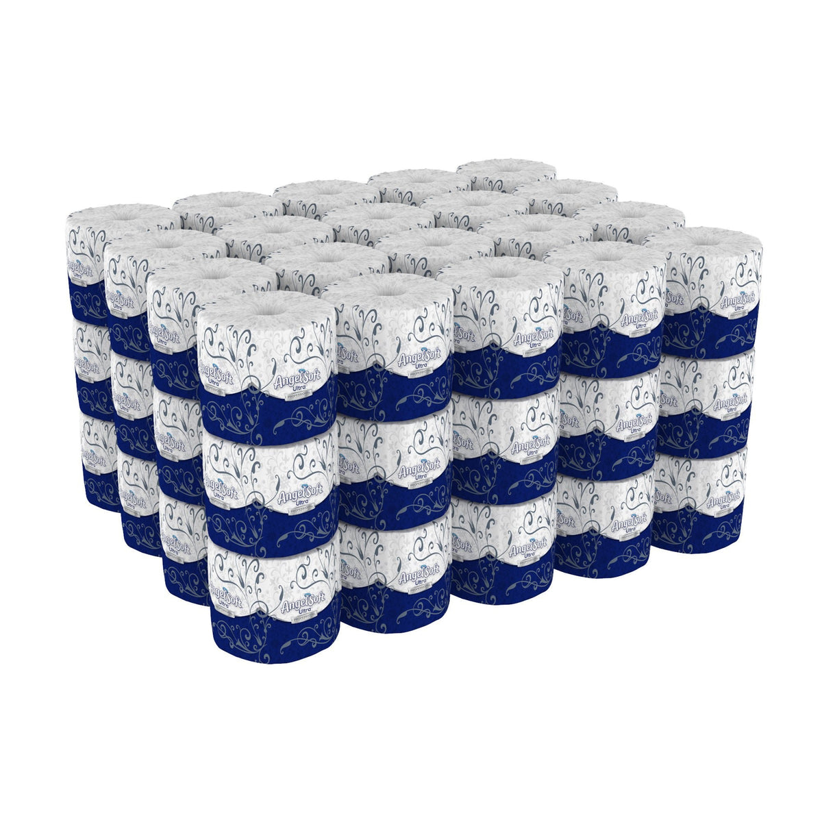 Angel Soft Ultra Professional Series, Toilet Tissue, White, 2-Ply, Standard Size Cored Roll, 400 Sheets, 4" x 4" - 16560 - LL Medico