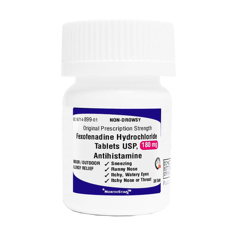 NorthStar Rx Fexofenadine Allergy Relief, 180 mg, Tablet