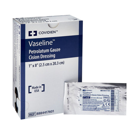 Cardinal Health Vaseline Petrolatum Impregnated Gauze Strip Dressing, Sterile - 8884417601 - LL Medico