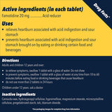 Pepcid AC Maximum Strength Acid Reducer Tablets, Famotidine 20 mg - 16837085550 - LL Medico
