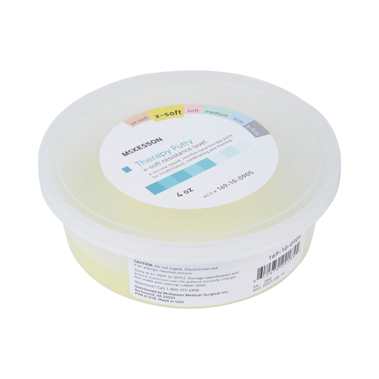 McKesson Therapy Putty, Yellow, X-Soft, 4 oz