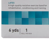 McKesson CanDo Exercise Resistance Band, Red, Light Resistance, 6 Yard