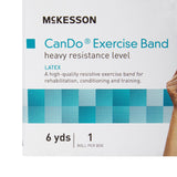 McKesson CanDo Exercise Resistance Band, Blue, Heavy, 5" x 6 Yard