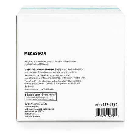 McKesson CanDo Exercise Resistance Band, Blue, Heavy, 5" x 50 Yard