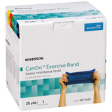 McKesson CanDo Exercise Resistance Band, Blue, Heavy, 5" x 25 Yard
