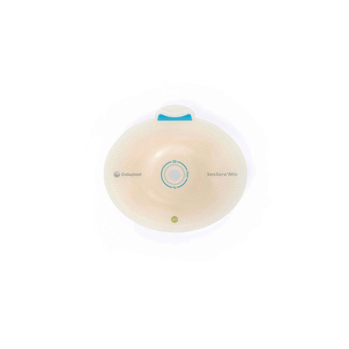 Coloplast SenSura Mio Click Two-Piece Skin Barrier, Oval, Cut-to-Fit, 40 mm Flange