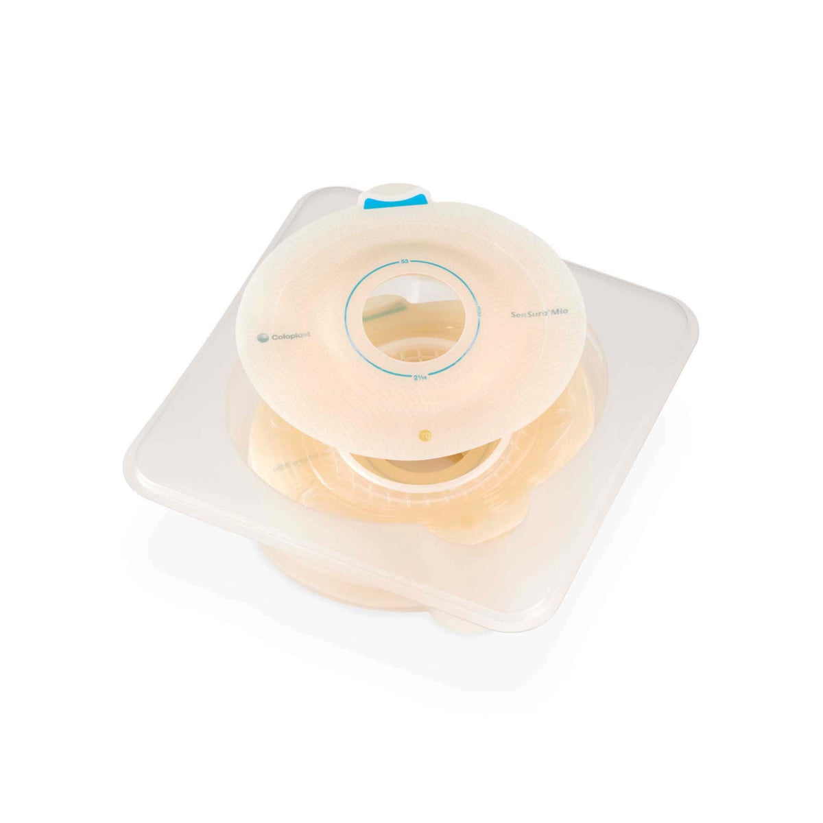 Coloplast SenSura Mio Click Convex Light Ostomy Barrier, Pre-Cut, 60 mm Flange, 1 3/8" (35 mm) Stoma Opening, Box of 5 - 16924-Box - LL Medico