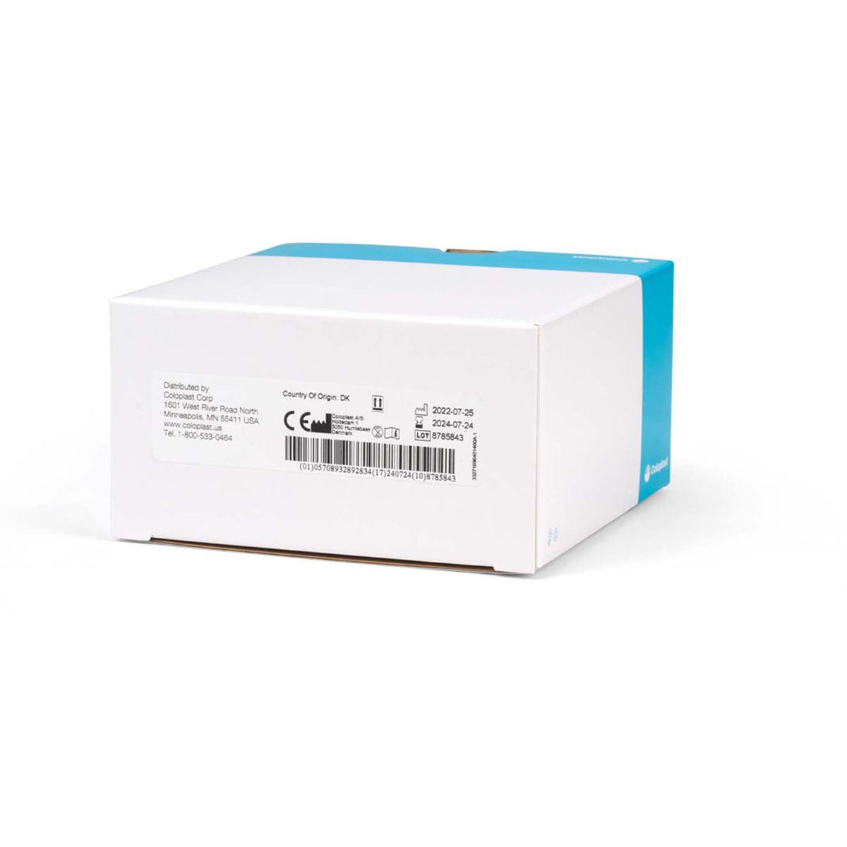 Coloplast SenSura Mio Click Two-Piece Skin Barrier, Deep Convex, 60 mm Flange, Blue