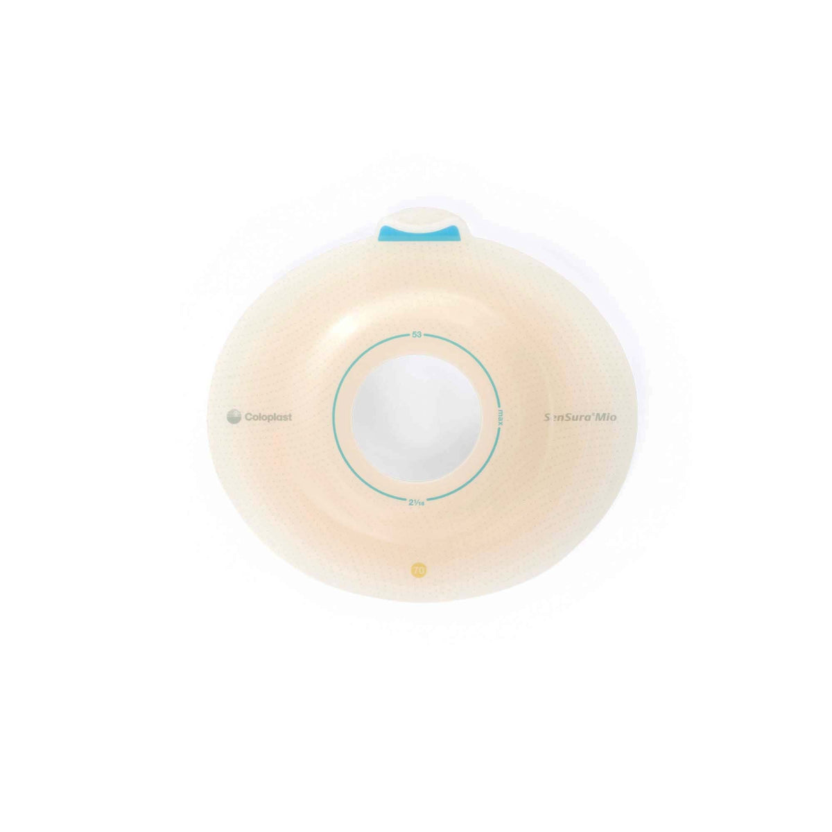 Coloplast SenSura Mio Click Two-Piece Skin Barrier, Deep Convex, 60 mm Flange, Blue