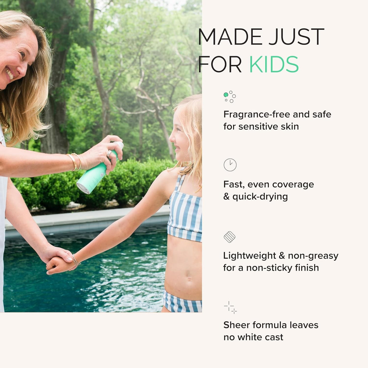 MDSolarSciences KidSpray SPF 40 Sunscreen Spray, 6 oz
