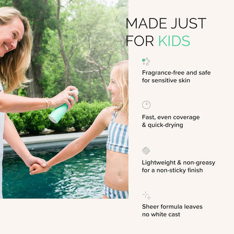 MDSolarSciences KidSpray SPF 40 Sunscreen Spray, 6 oz