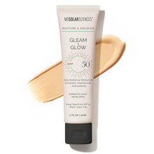 MDSolarSciences Gleam + Glow SPF 50 Daily Radiance Moisturizer Cream, Sheer Glow Tint, 1.7 oz
