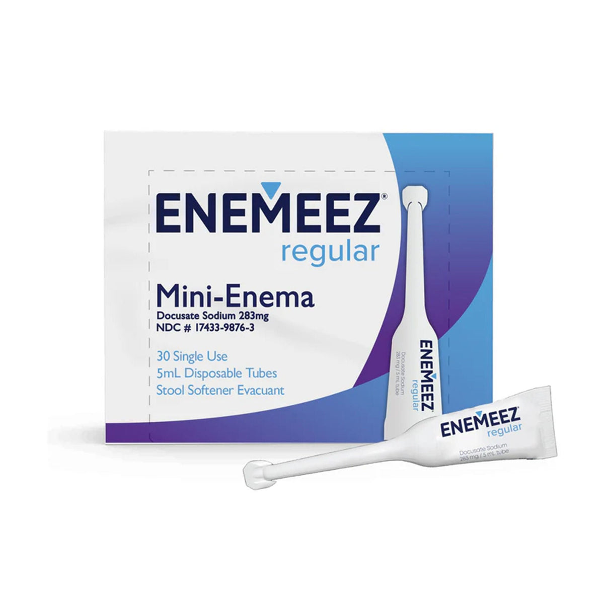 Enemeez Docusate Sodium Mini Enema, 283 mg, 0.3 oz - 17433987603 - LL Medico