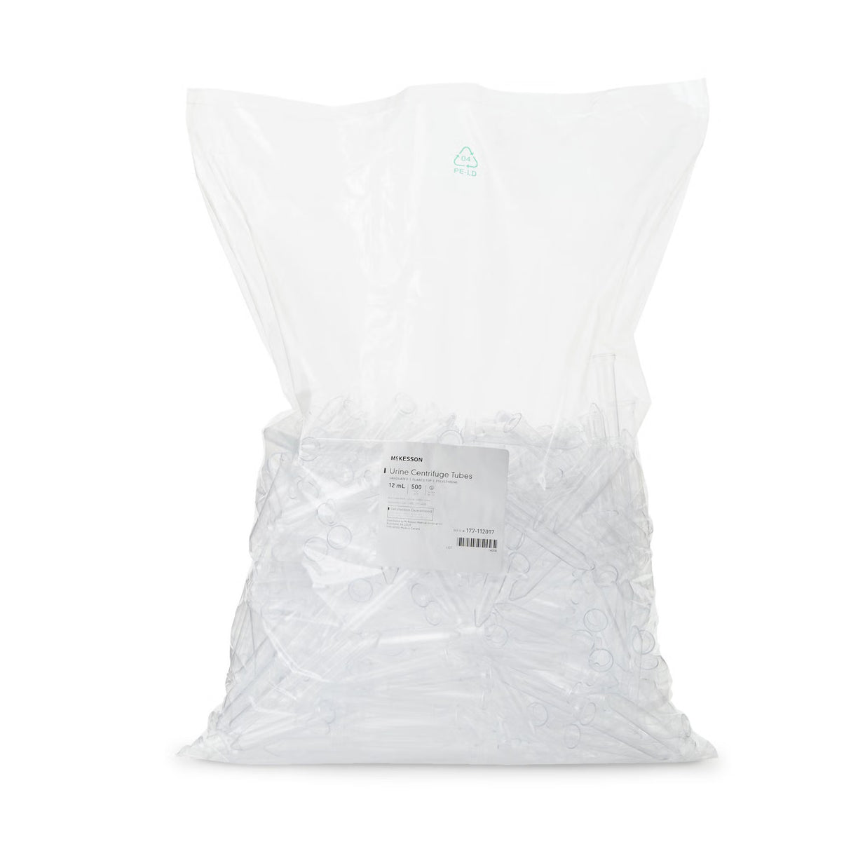 McKesson Urine Centrifuge Tube, Plain, 12 mL