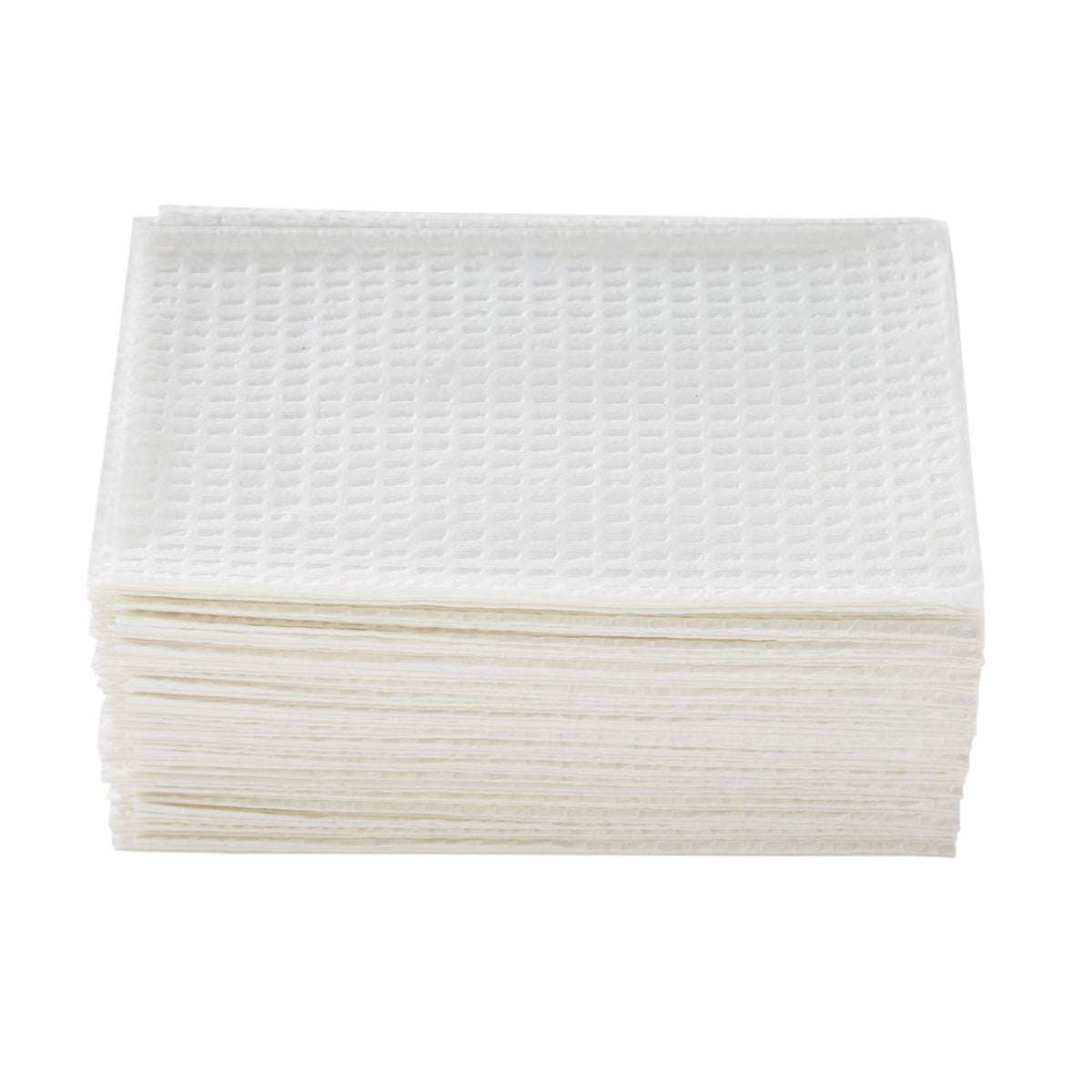 McKesson Economy Procedure Towel, Nonsterile, 13 x 18", White, 2-Ply Tissue, Waffle Embossed, Non-Radiopaque - 18-859 - LL Medico